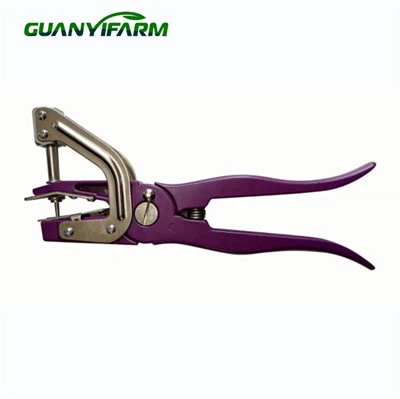 Cūkas, aitas, liellopi, dzīvnieki, ausu marķējuma knaibles, rokasgrāmatas