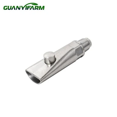 Cūku nipelis dzērājs nerūsējošais tērauds